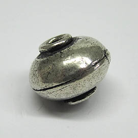Metall-Perle Rad 14x11mm silber